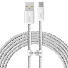 Кабель USB/Type-C 1 м Baseus Dynamic 100 Вт білий (RZN-23102914)