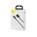Кабель USB/Apple Lightning 2 м Baseus Superior 2.4 А чорний (RZN-23104526)
