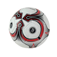 М'яч футбольний №5 Profiball 2500-220 білий з червоним (RZN-23099741)