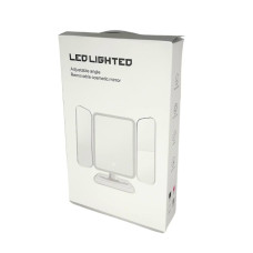 Дзеркало косметичне настільне з LED підсвіткою XW-810 рожевий (RZN-23093692)