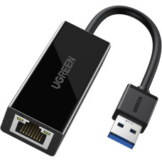 Перехідник USB М/RJ-45 F 10 см UGREEN CR111 Gigabit Ethernet Adapter чорний (RZN-23101315)