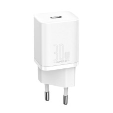 Зарядний блок живлення Type-C Baseus Super Si 30 W 3 A білий (RZN-23105626)