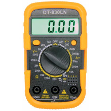 Мультиметр цифровий Digital Multimeter DT830LN чорний з жовтим (RZN-23095360)