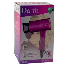 Фен дорожній Dario DHD9314 1400 Вт складана ручка рожевий (RZN-23104636)