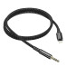 Аудiокабель Apple Lightning/3.5 мм AUX 1 м BOROFONE BL7 Digital Audio чорний (RZN-23099928)