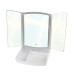 Дзеркало косметичне настільне з LED підсвіткою My Fold Away Makeup Mirror 223-58 з органайзером білий (RZN-23101279)