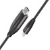 Відеокабель Type-C/HDMI 2 м Hoco UA16 сірий (RZN-23106782)