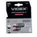 Акумулятор пальчиковий АА VIDEX R6 2500 mAh нікель-металогідридний (RZN-23103044)