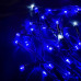 Світлодіодна гірлянда-сітка вулична чорний дріт 380 LED Euro Led ліхтарики 3 м 8 режимів синій (RZN-23092370)