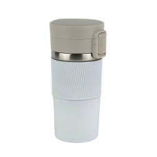 Термокухоль пластик 0.35 л Empire ЕМ-3522 Лорд з клапаном білий (RZN-23102426)