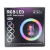 Кільцева лампа 33 см MJ33 USB LED RGB з тримачем (RZN-23100482)