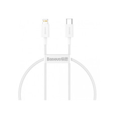 Кабель Type-C/Apple Lightning 0.25 м Baseus Superior 20 Вт білий (RZN-23106518)