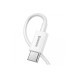 Кабель Type-C/Apple Lightning 0.25 м Baseus Superior 20 Вт білий (RZN-23106518)