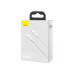 Кабель Type-C/Apple Lightning 0.25 м Baseus Superior 20 Вт білий (RZN-23106518)