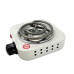 Настільна електроплита спіральна 1 конфорка Hot Plate JX-500W метал 500 Вт білий (RZN-23101516)