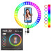 Кільцева лампа 36 см 3D-36 USB LED RGB з тримачем (RZN-23101445)