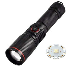 Ліхтар ручний акумуляторний X-BALOG BL-S009-P50 з ремінцем чорний (RZN-23104555)