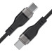 Кабель Type-C/Type-C 1.2 м ACEFAST C11-03 60 Вт 3 А чорний (RZN-23105625)