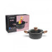 Каструля мармурове покриття Hölmer CR-1325-FAMWL Natural з кришкою 2.5 л чорний (RZN-23105719)