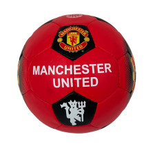 М'яч футбольний №5 Manchester United FP087 червоний з чорним (RZN-23101928)