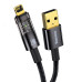 Кабель USB/Apple Lightning 2 м Baseus Explorer Auto Power-Off 2.4 А чорний (RZN-23102874)