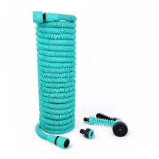Шланг з насадкою для поливу EXPANDABLE GARDEN HOSE K-100FT 30 м бірюзовий (RZN-23101706)