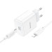 Зарядний пристрій з кабелем Type-C/Apple Lightning 1 м HOCO C76A Pro Majestic 30 W 12 V 2.5 A білий (RZN-23105879) Зарядний пристрій з кабелем Type-C/Apple Lightning 1 м HOCO C76A Pro Majestic 30 W 12 V 2.5 A білий (RZN-23105879)