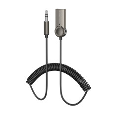 Bluetooth-ресивер BOROFONE BC56 Peaceful car USB AUX сірий (RZN-23099915)