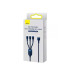 Кабель 3в1 USB/Apple Lightning+Type-C+microUSB 1.2 м Baseus Flash Series синій (RZN-23101585)