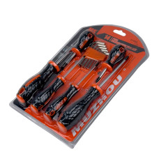 Набір викруток 14в1 Screw Driver чорний з червоним (RZN-23103154)