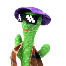 Інтерактивна іграшка-повторюшка Кактус 32 см різнобарвний (RZN-23100642)