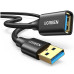 Кабель подовжувач USB/USB 3 м UGREEN US129 чорний (RZN-23104872)
