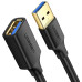 Кабель подовжувач USB/USB 3 м UGREEN US129 чорний (RZN-23104872)