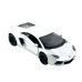 Іграшкова машинка моделька KiNSMART KT5355W Lamborghini Aventador метал 12 см інерційна білий (RZN-23103682)