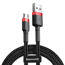 Кабель USB/micro-USB 1 м Baseus Cafule 2.4 А чорний з червоним (RZN-23101592)