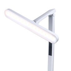 Настільна лампа 801S з акумулятором та годинником складана 6 Вт білий (RZN-23102554)