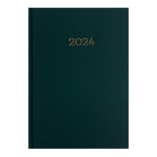 Щоденник датований А5 лінія 336 аркушів Buromax 2024 BM2160-04 Monochrome зелений (RZN-23096316)