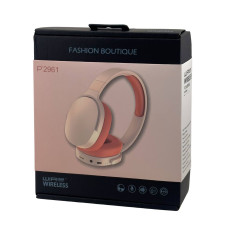 Навушники бездротові накладні P2961 Bluetooth помаранчевий (RZN-23104755)