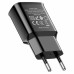 Зарядний блок живлення 2хUSB HOCO C88A Star 5 V 2.4 A чорний (RZN-23098768)