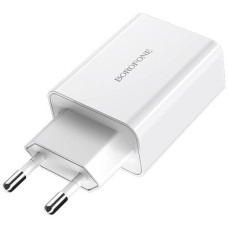 Зарядний блок живлення USB BOROFONE BA21A Long 18 W 9 V 2 A білий (RZN-23098852)