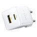 Зарядний блок живлення Type-C+USB Baseus Palm 20 W 12 V 3 А білий (RZN-23104631) Зарядний блок живлення Type-C+USB Baseus Palm 20 W 12 V 3 А білий (RZN-23104631)