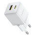 Зарядний блок живлення Type-C+USB Baseus Palm 20 W 12 V 3 А білий (RZN-23104631) Зарядний блок живлення Type-C+USB Baseus Palm 20 W 12 V 3 А білий (RZN-23104631)