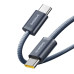 Кабель Type-C/Type-C 2 м Baseus Dynamic 4 100 Вт сірий (RZN-23106331)