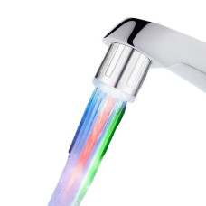 Насадка-аератор на кран Led Water Glow з підсвіткою пластик сріблястий (RZN-23098870)