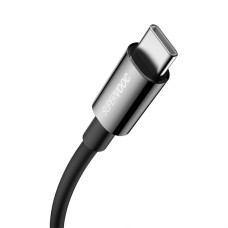 Кабель USB/Type-C 1 м Baseus Superior 65 Вт чорний (RZN-23105730)
