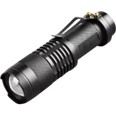 Ліхтар ручний акумуляторний Bailong BL-1812-T6 з кліпсою чорний (RZN-23097015)
