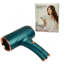 Фен дорожній Portable Hair Dryer 500 Вт бездротовий 2600 mAh бірюзовий (RZN-23101163)