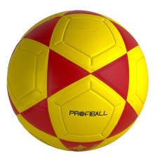 М'яч футбольний №5 Profiball MS-1773 жовтий з червоним (RZN-23106179)