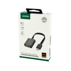Перехідник HDMI M/VGA М 25 см UGREEN MM103 чорний (RZN-23102294)