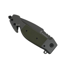Ніж туристичний складаний Browning 365 23 см хакі (RZN-23101777)